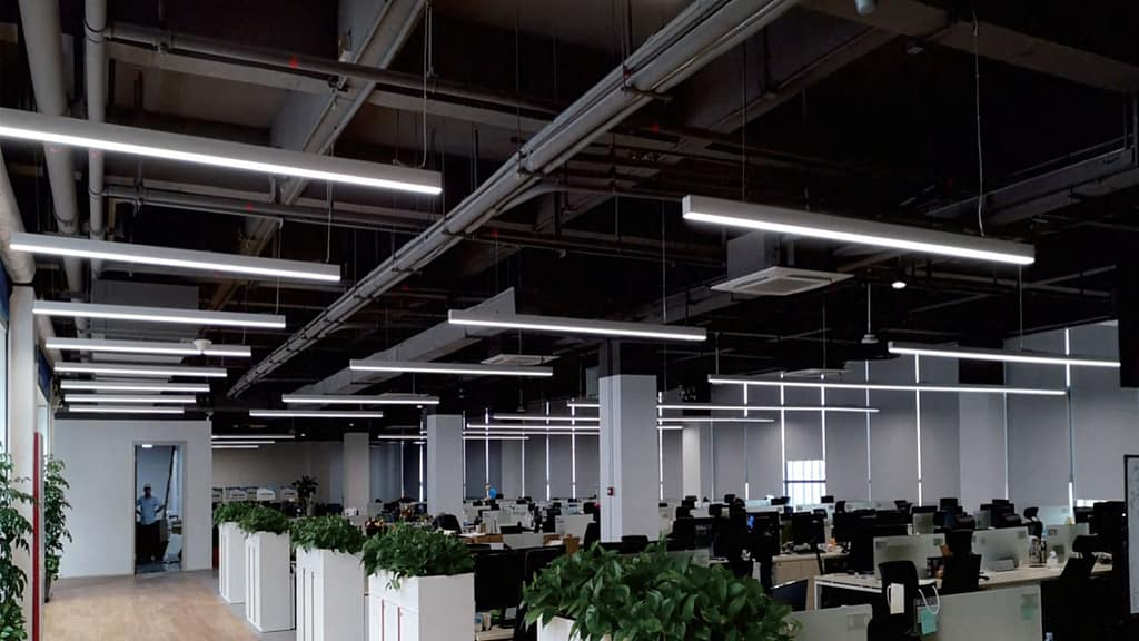 Anboolighting linear light used in office
