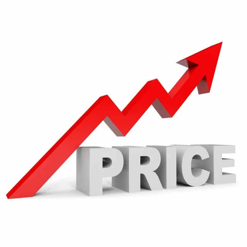increasing of price