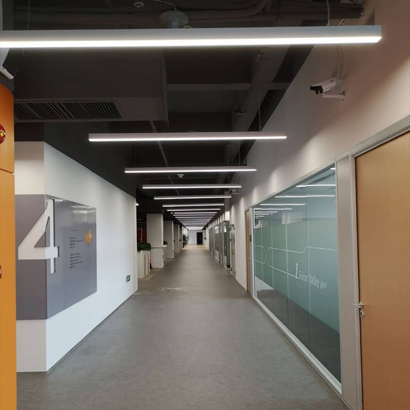 Anboolighting linear light used in office corridor